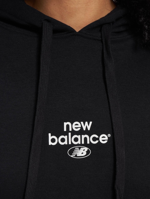 New Balance Essentials Graphic Crop Fleece Hoodie-3