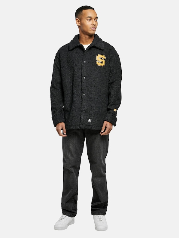 Starter Sherpa Shirt Jacket-3