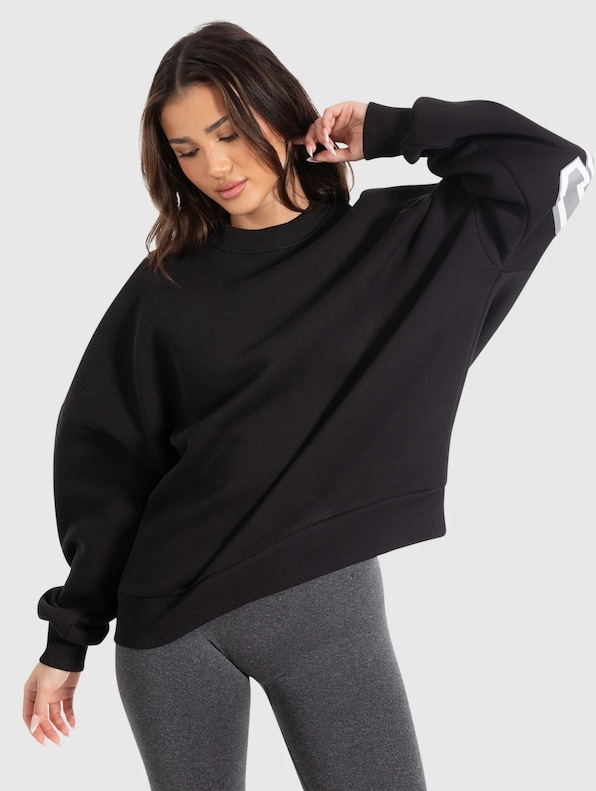 Smilodox Oversized Unisex Brail Pullover-2