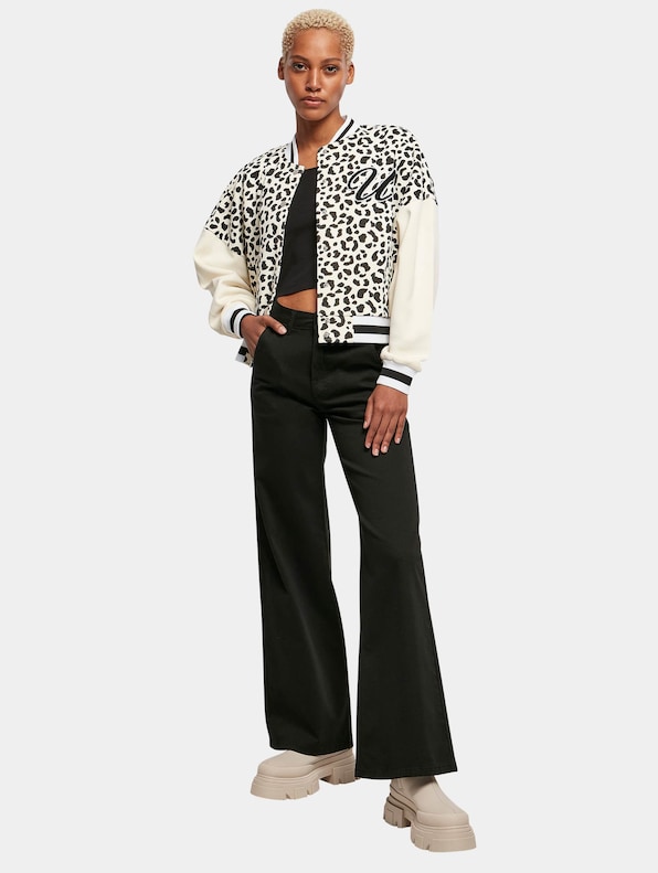 Ladies Aop Oversized College Sweat Jacket-3