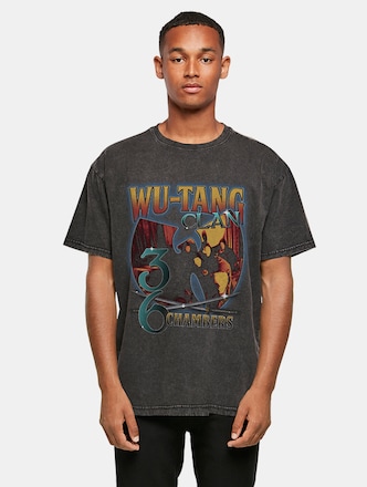 Mister Tee Upscale Wu Tang 36 Chambers Acid Washes Oversize Tee