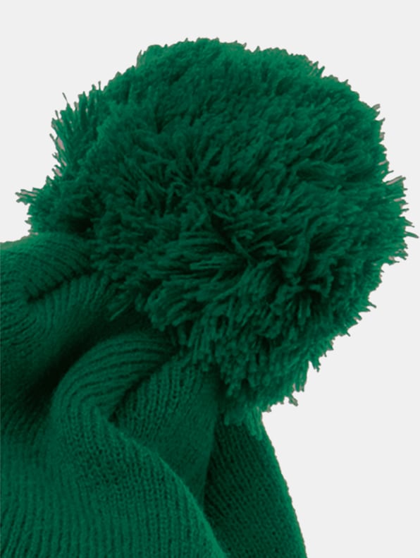 Cuffed Pom Pom Knit Beanie-1