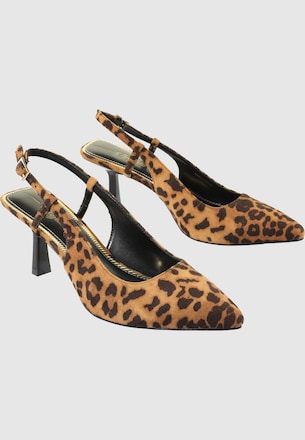 Sling Back- Vegan Suede