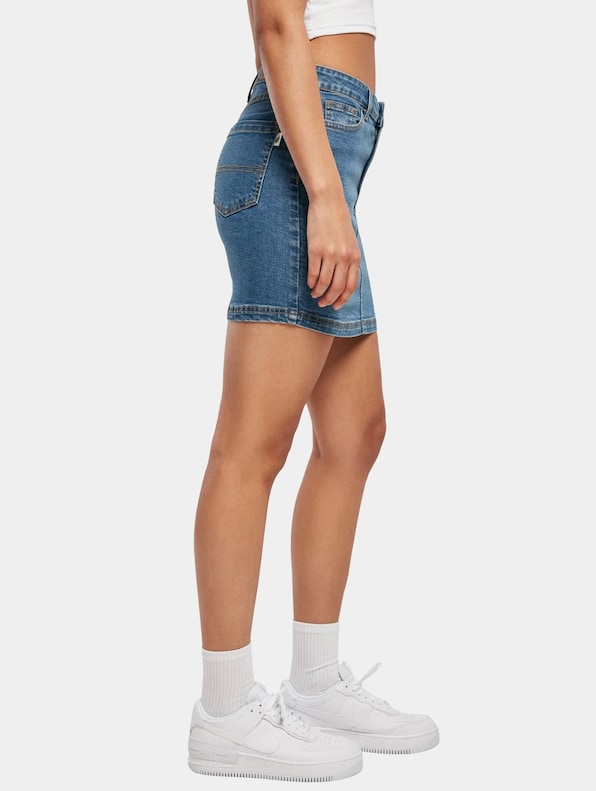 Ladies Organic Stretch Denim Mini -2