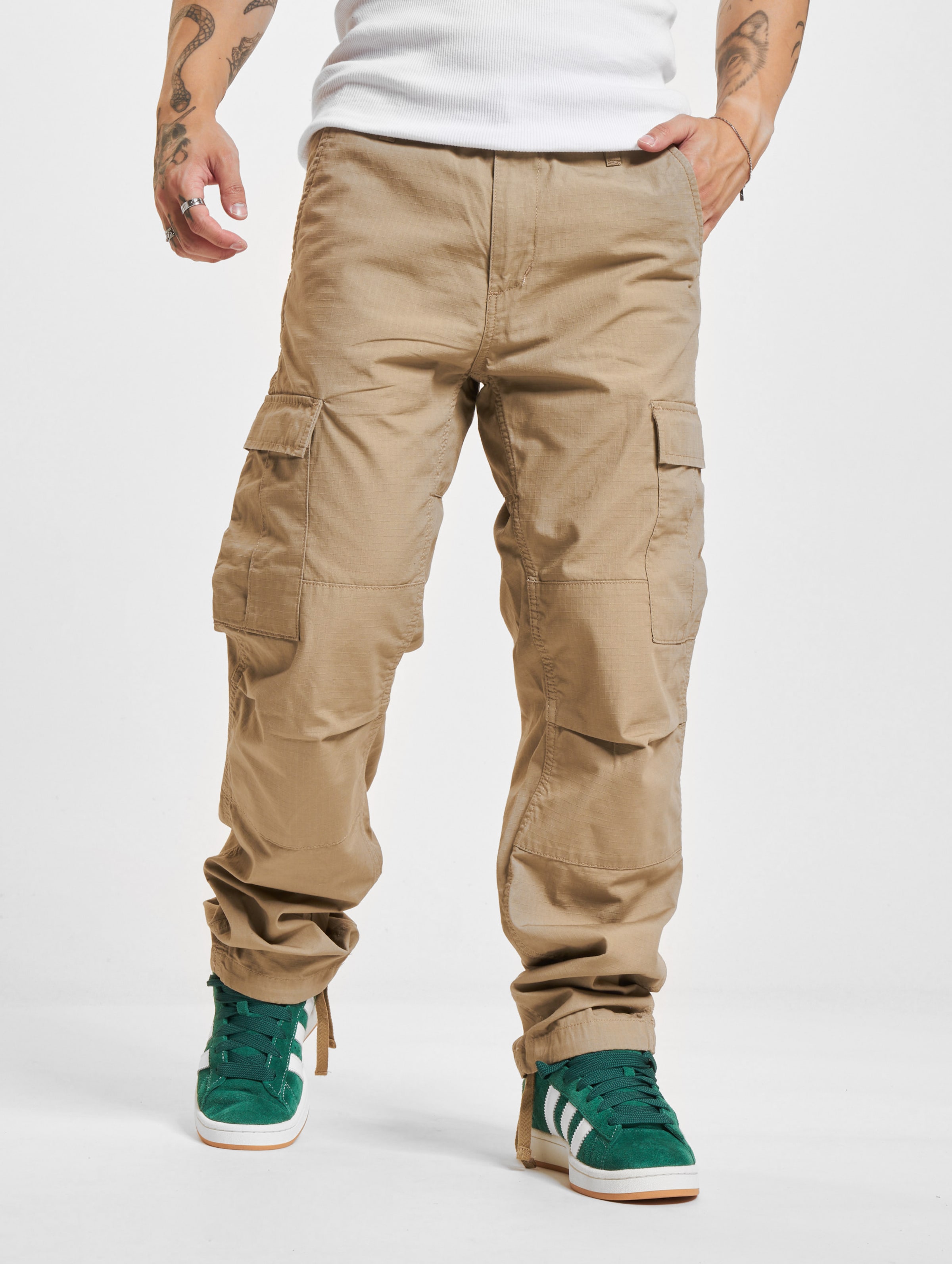 Carhartt WIP Carhatt Aviation Pant Hose Männer,Unisex op kleur beige, Maat 2830