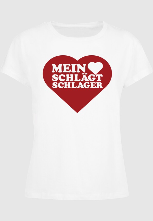 Ladies MHSS Herz Rot T-Shirt-2