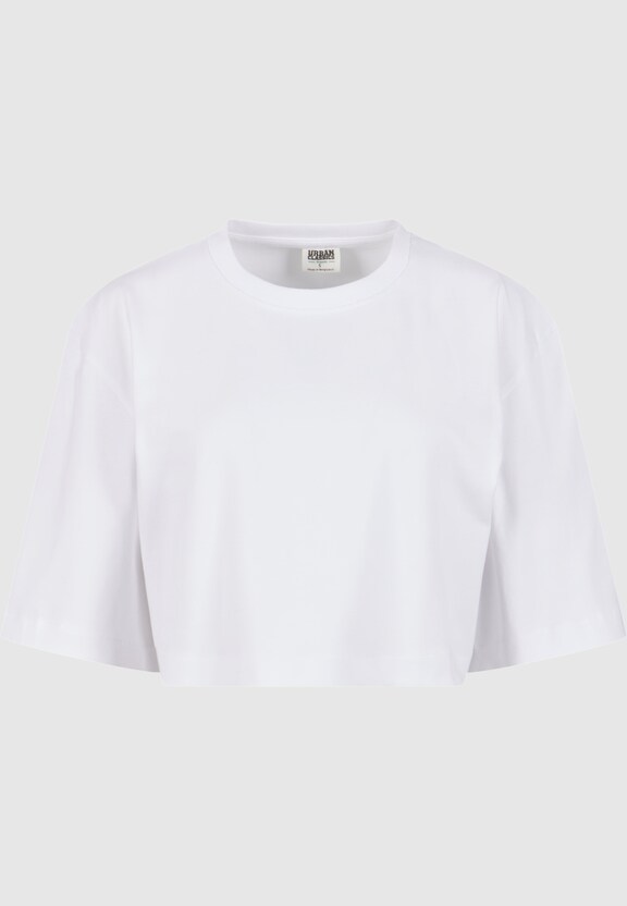 Ladies Heavy Organic Oversized Cropped Tee-3
