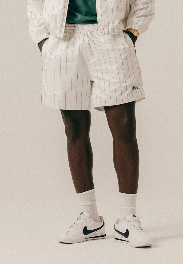 Striped Track Shorts-0