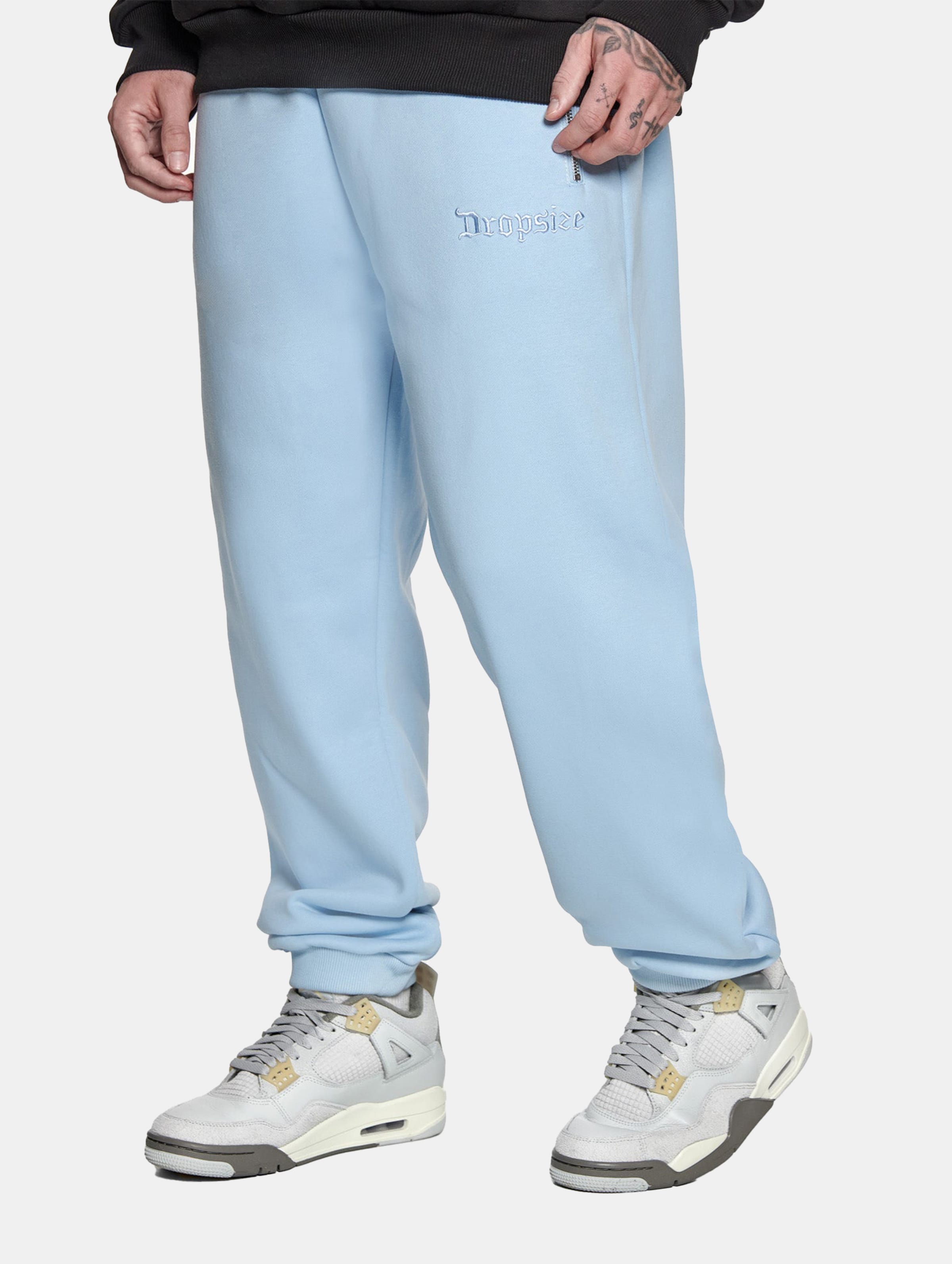 Dropsize Heavy Next Gen Logo Print Jogginghose op kleur blauw, Maat L