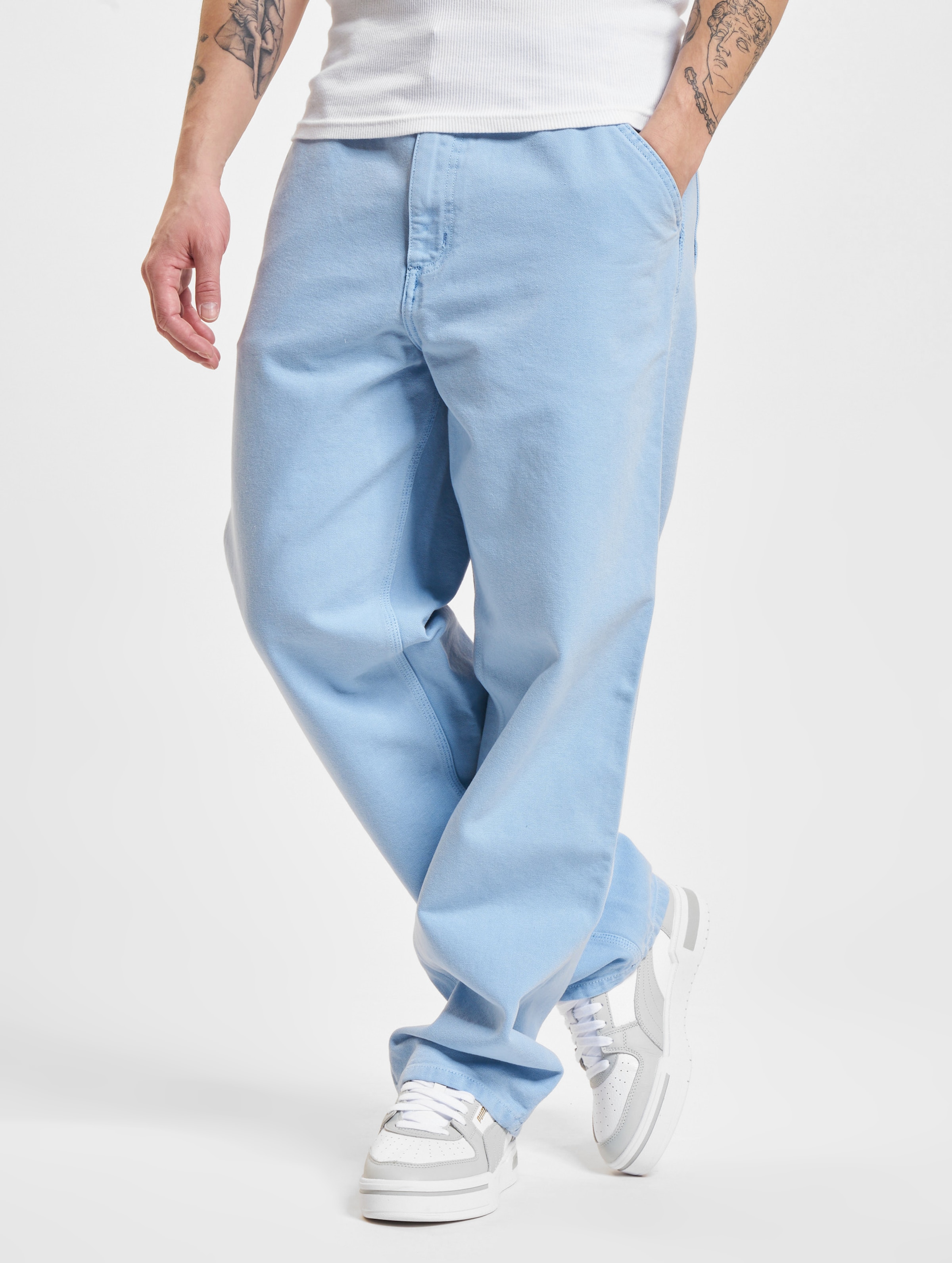 Carhartt WIP Simple Jeans Mannen op kleur blauw, Maat 3032