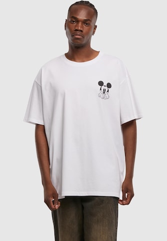 Disney Mickey Mouse Don’t Speak Pocket  Print -BLK with Heavy Oversize Tee