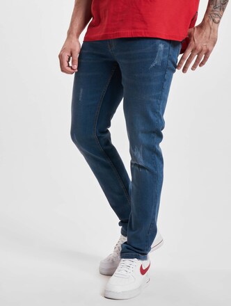 Denim Project Mr Red Light Destroy Slim Fit Jeans