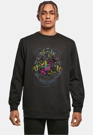Harry Potter - Neon Hogwarts Crest Crewneck
