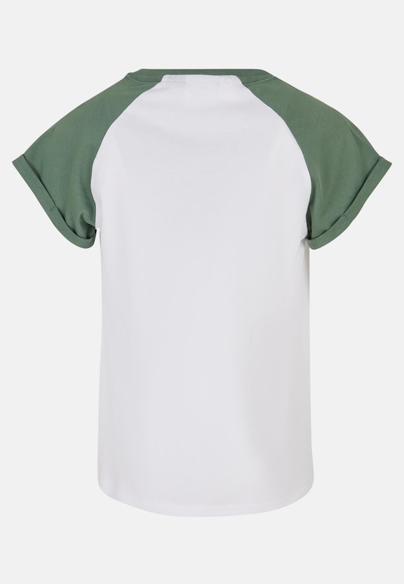 Girls Contrast Raglan Tee-1