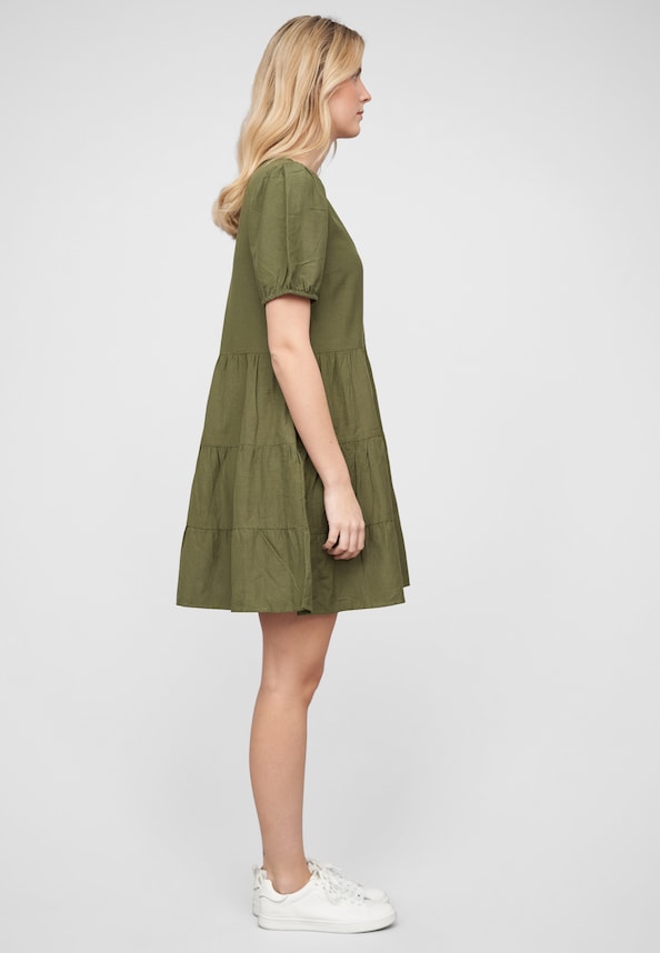 VIPRISILLA V-NECK S/S SHORT DRESS-3