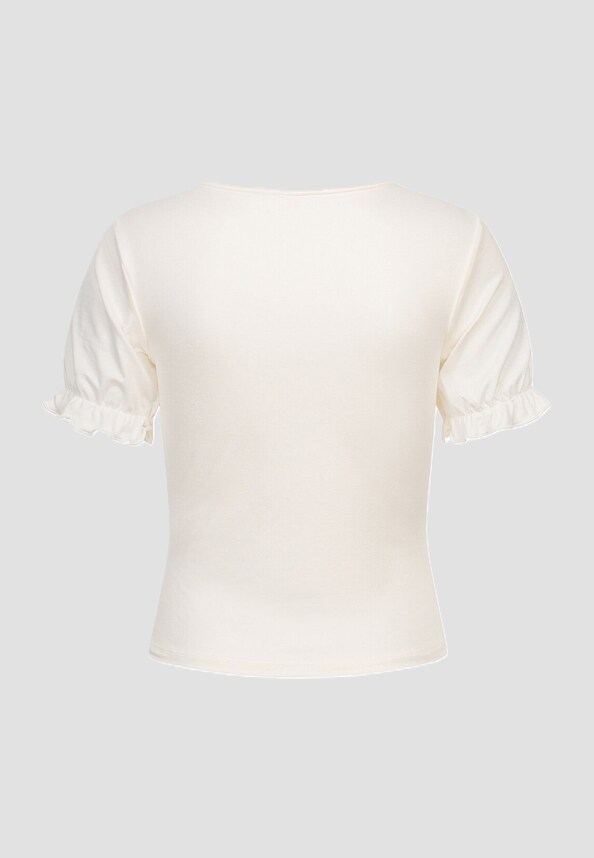 Pieces Damen Crop Shirt-1