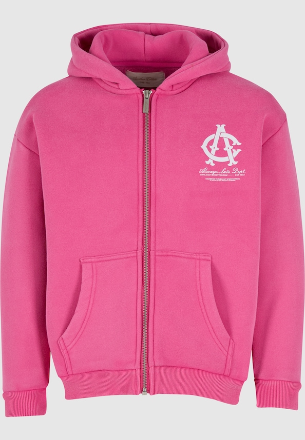 Still Pretty Oversized Zip Hoodie Washed-0