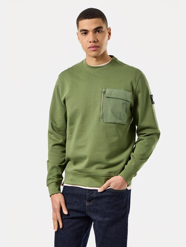 Weekend Offender NEVE CREW WITH PARACHUTE POCKET-0
