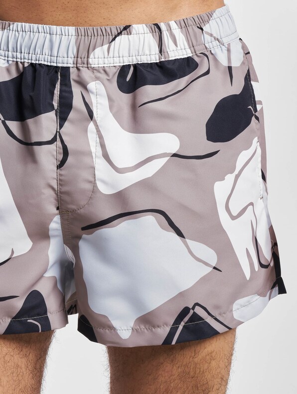 Todd Abstract Swim Trunks-3
