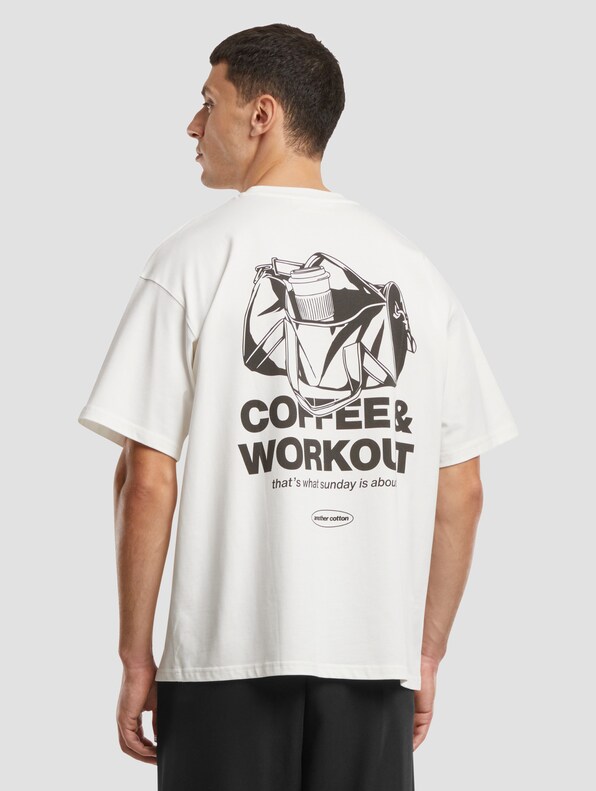 Another Cotton Lab Coffee and Workout Oversized T-Shirts-1