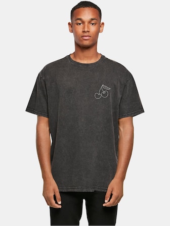 Cherry Acid Washed Oversize