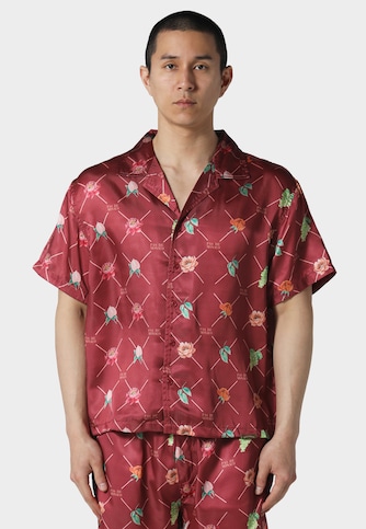 FRUIT MONOGRAM CUBAN  SHIRT