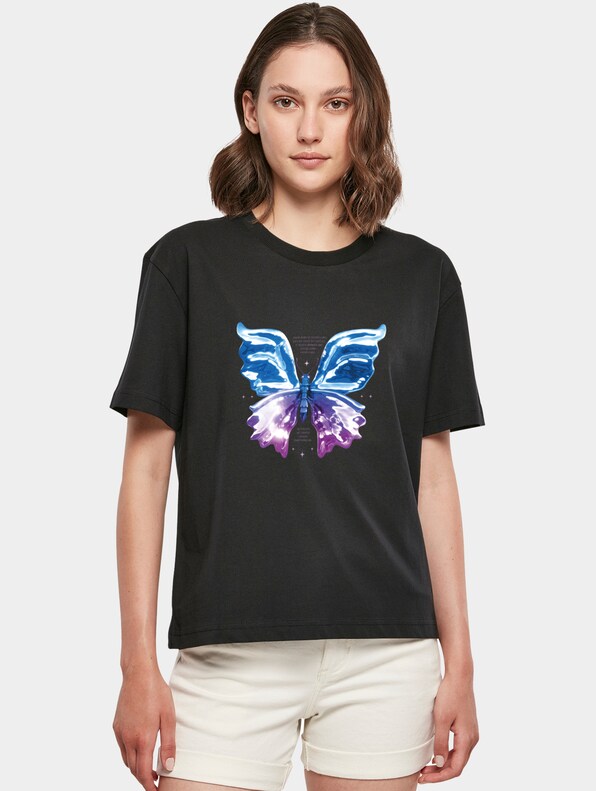 Miss Tee Chromed Butterfly T-Shirts-0