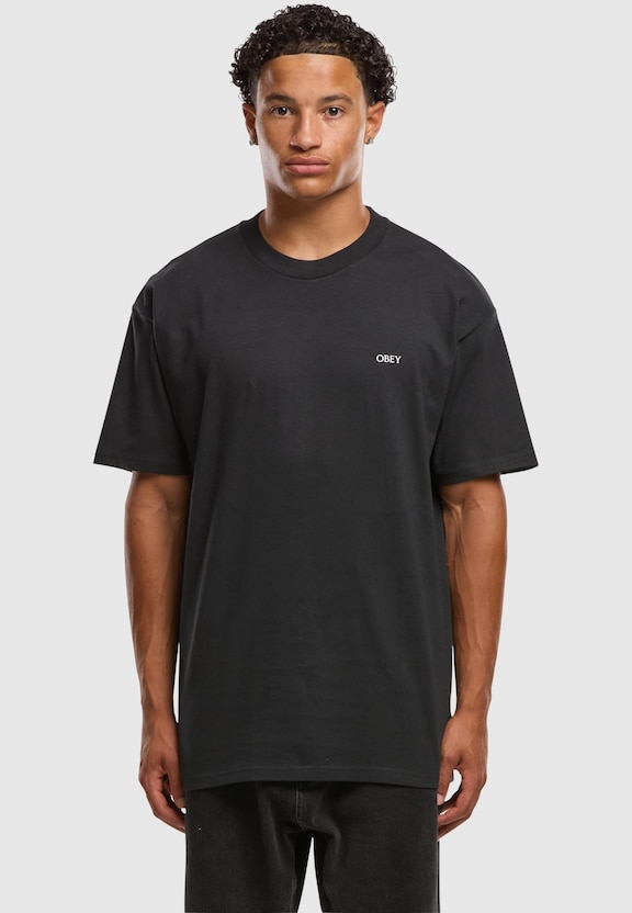 Obey Torn Icon Face T-Shirt-2