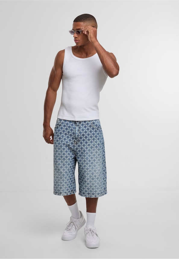Tariq Carre Baggy Shorts-4