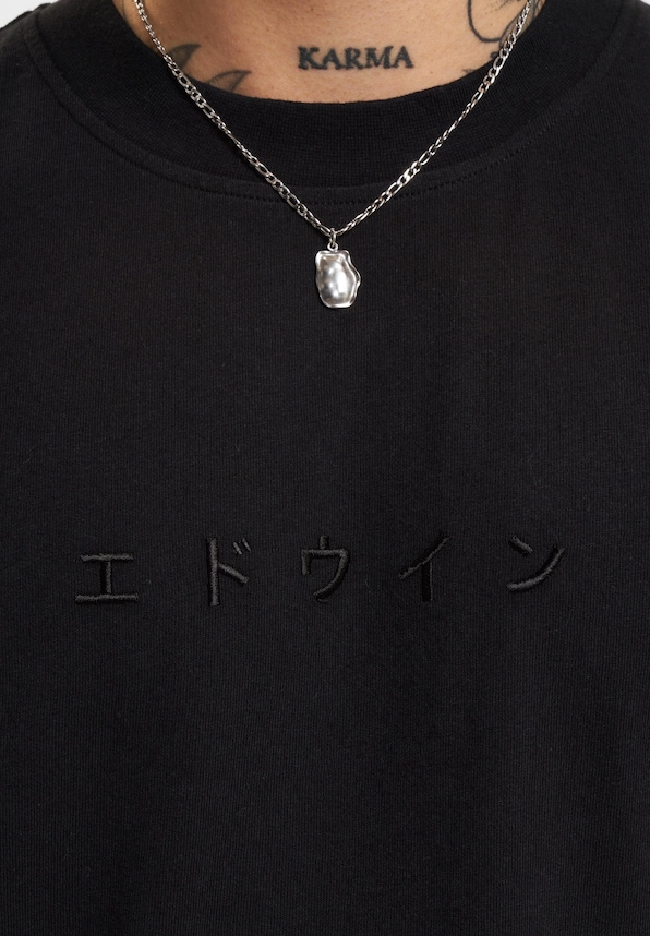 Edwin Katakana Embroidery T-Shirt-3