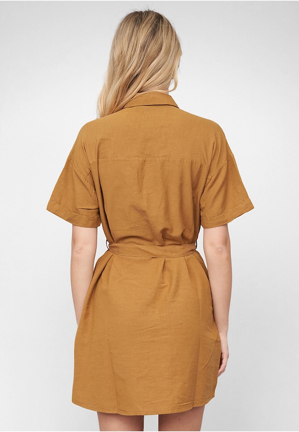 Pieces Damen Viskose Leinen-1