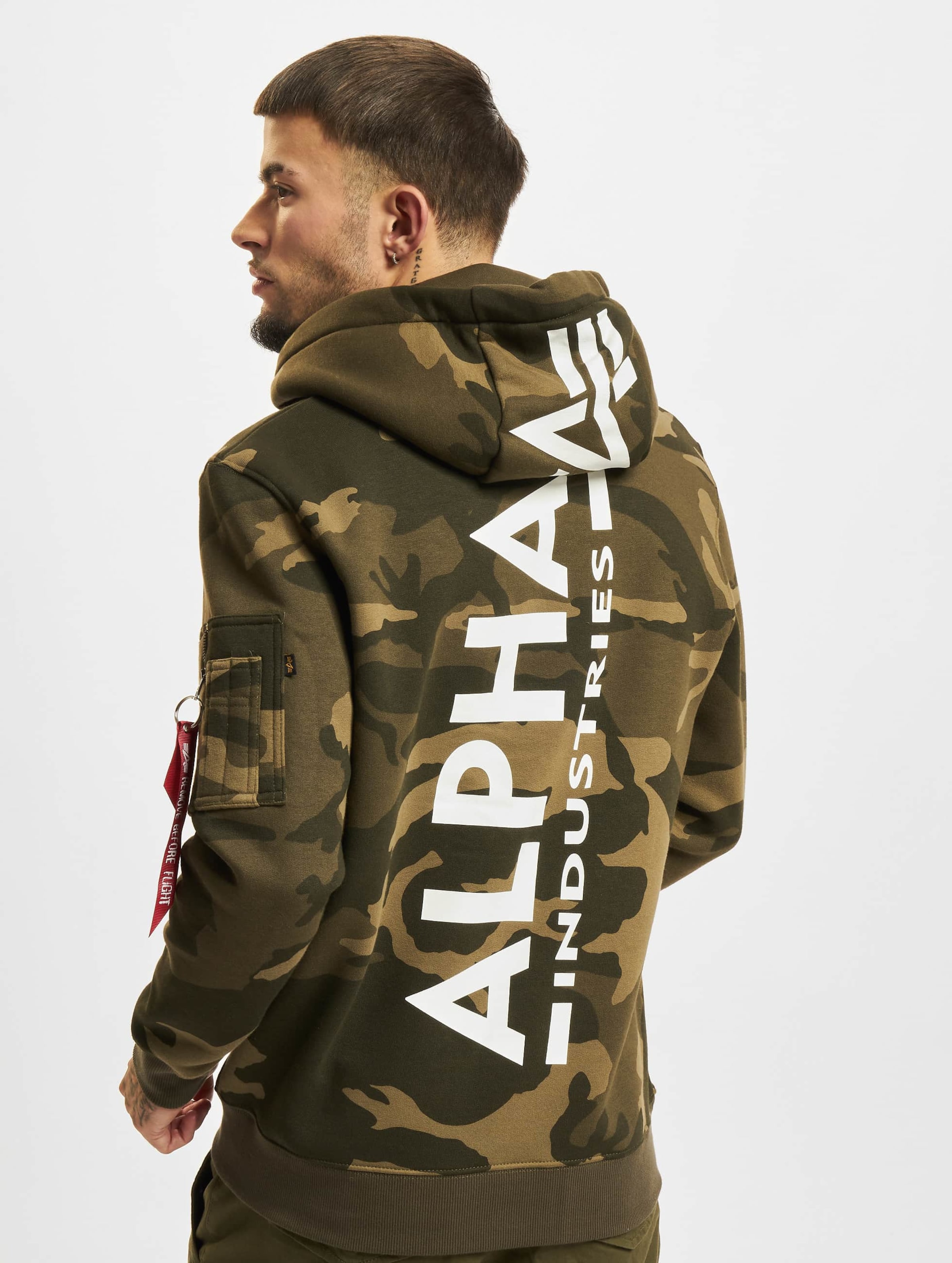 Alpha industries store hoodie camouflage