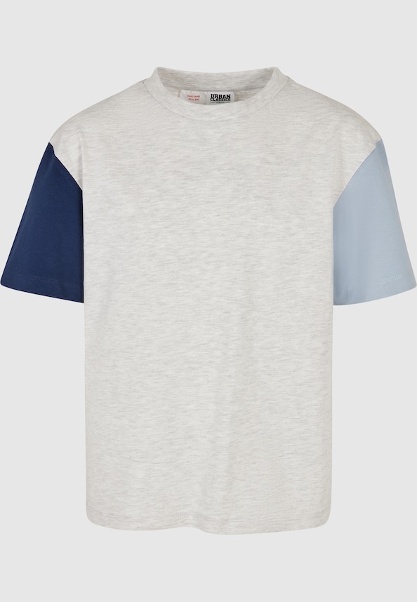 Boys Organic Oversized Colorblock Tee-0