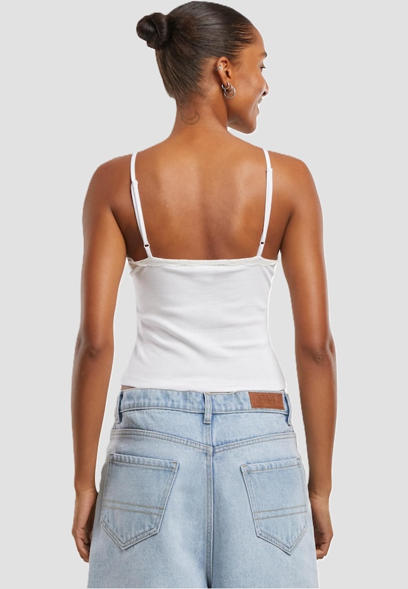 Ladies V-Neck Lace Top 2-Pack-2
