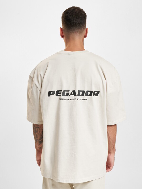 PEGADOR Colne Logo Oversized T-Shirts-1