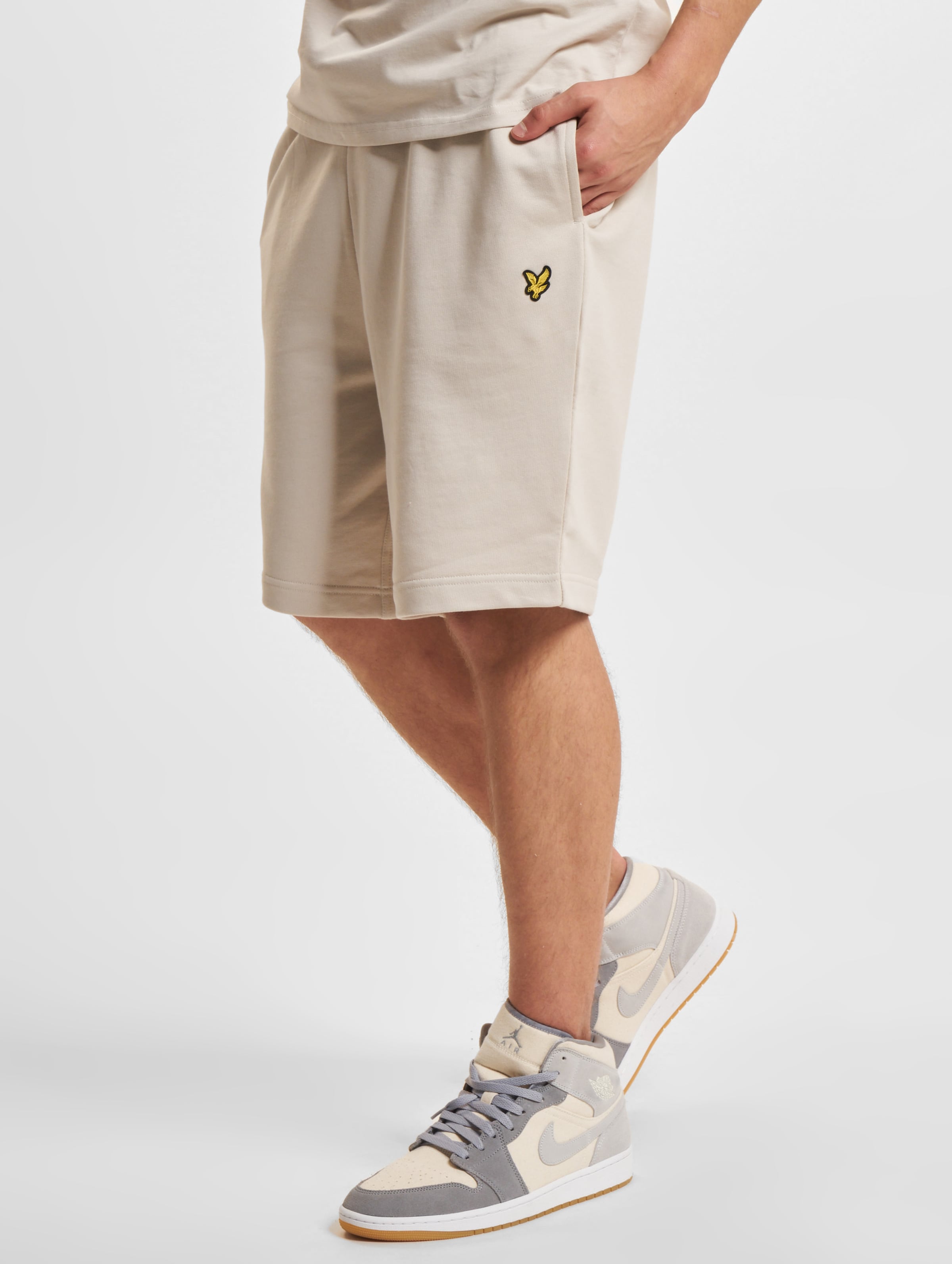 Lyle & Scott Basic Shorts Mannen op kleur beige, Maat XXL