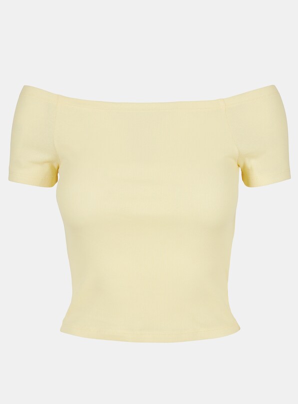 Ladies Off Shoulder Rib-6