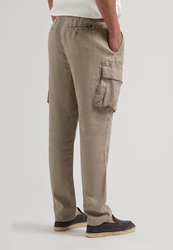 James Cargo Pants Linen-1