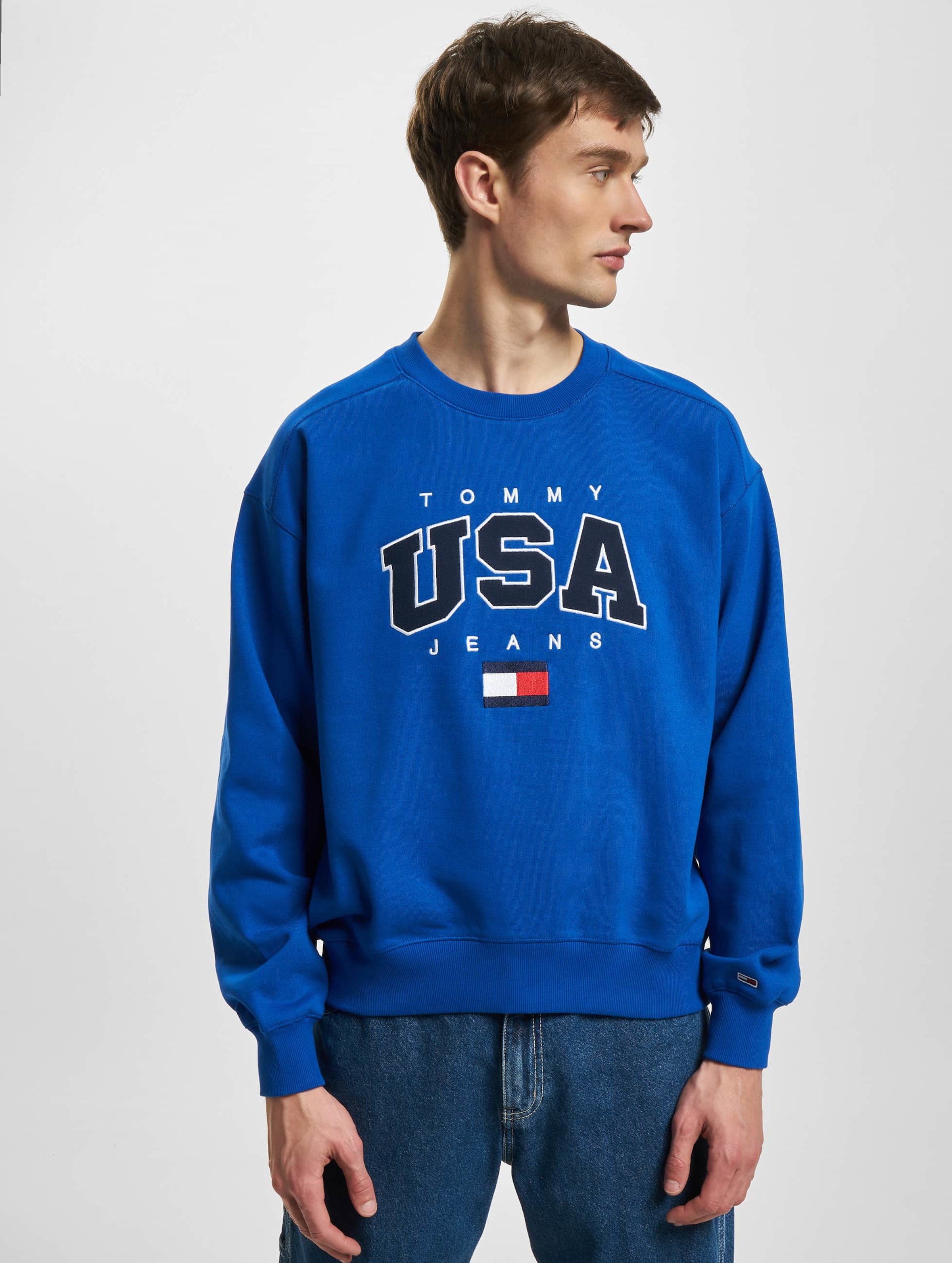 Tommy jeans best sale blue sweatshirt