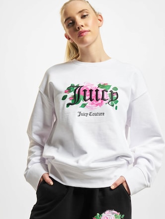 Juicy Couture Couture Hyper Floral Graphic Crew Neck Pullover