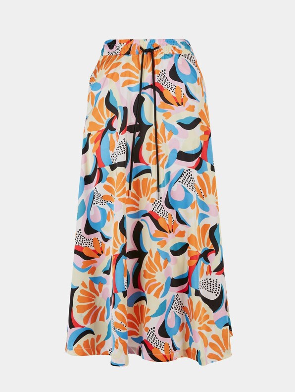 Ladies Aop Satin Midi-4