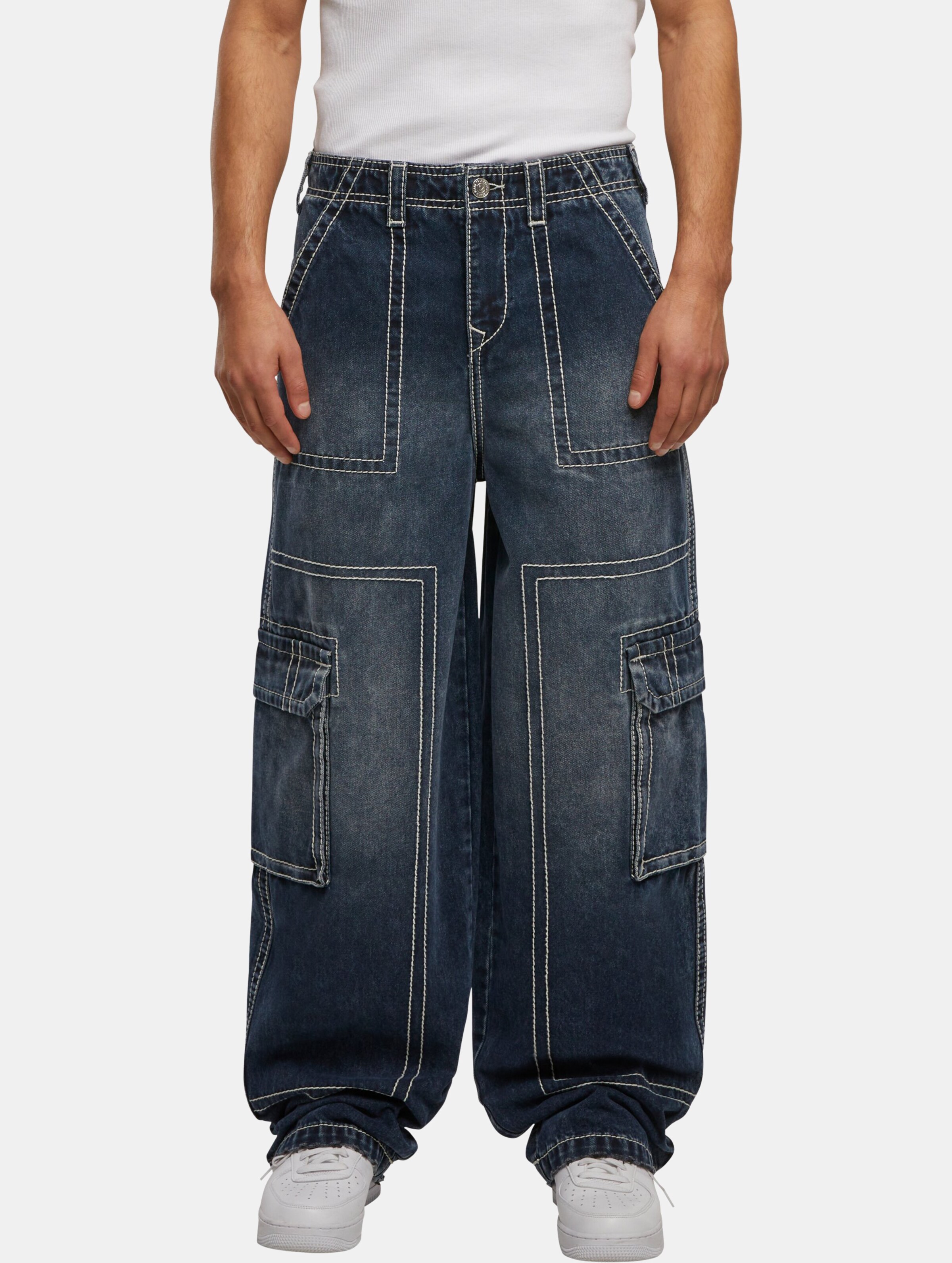 【TRUE RELIGION】★ジーンズ★ DENIM CARGO STRAIGHT JEAN DENIM CARGO STRAIGHT JEAN - MEDIUM TIDE WASH | True Religion