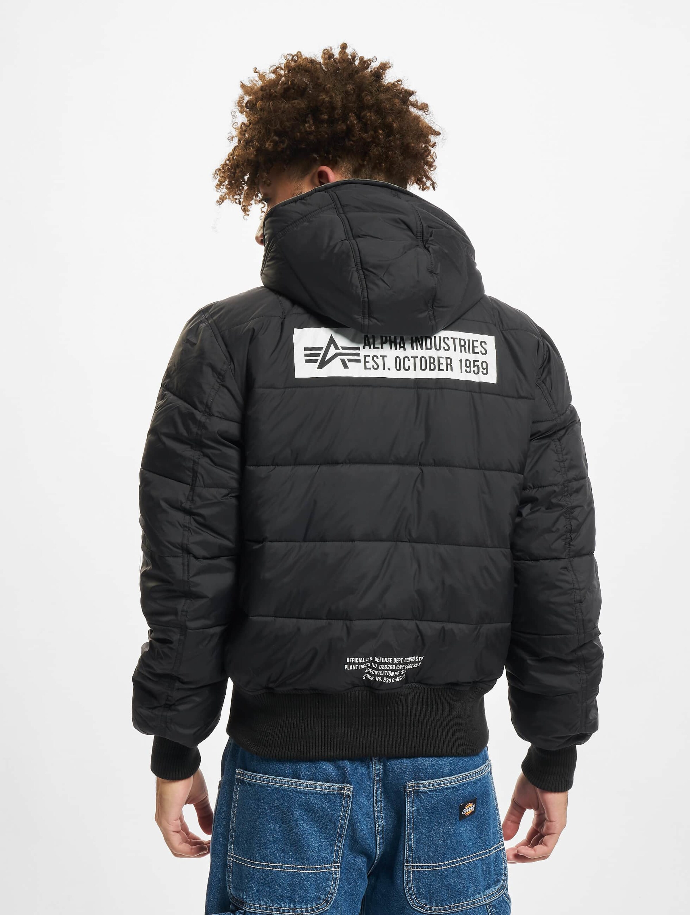 Alpha industries cheap hooded puffer