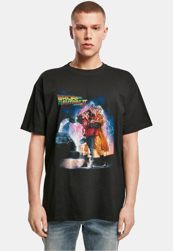Back to the Future II Poster Oversize Tee-0