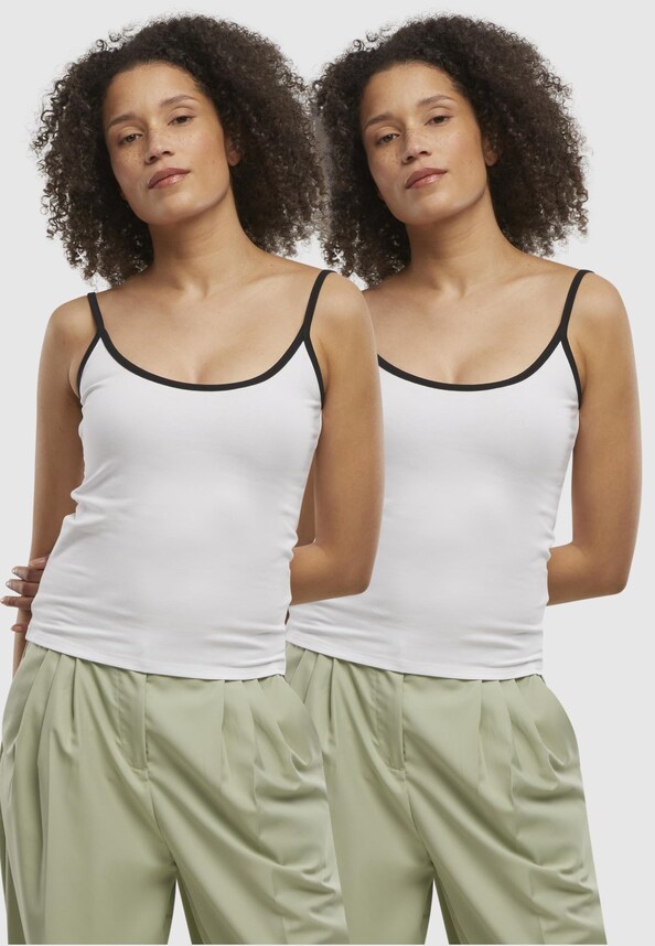 Ladies Contrast Basic-0