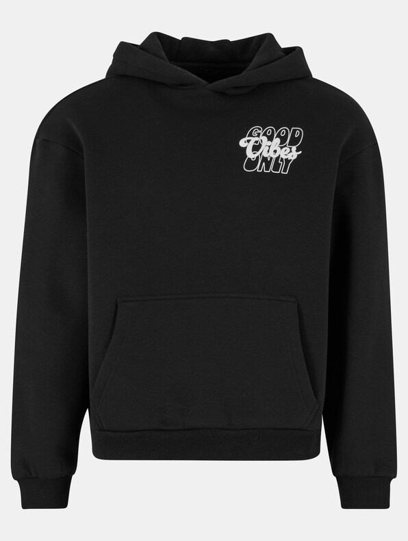 Mister Tee Good Vibes Wording Fluffy Hoody-4