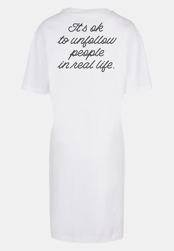 Ladies Heartbreak Organic Oversized Slit Tee Dress-5