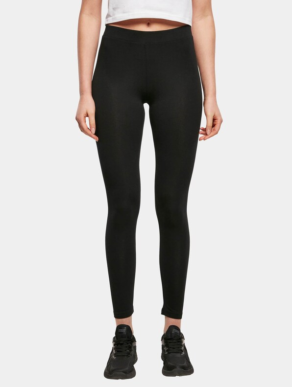 Ladies Stretch Jersey Leggings-2