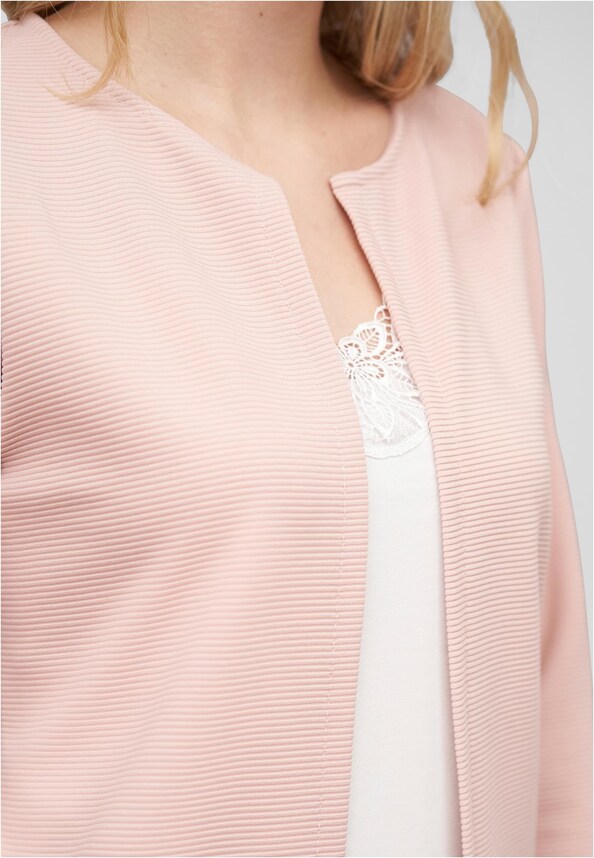 Cloud5ive Damen Strickjacke offener ribbed Cardigan-2