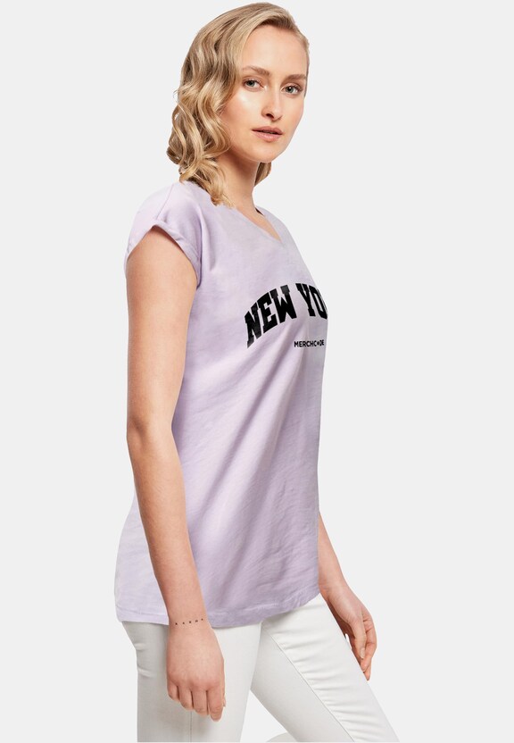 Ladies New York Wording - T-Shirt-3